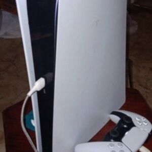 Sony PlayStation Console - White and Black